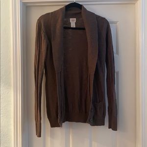 Brown cardigan